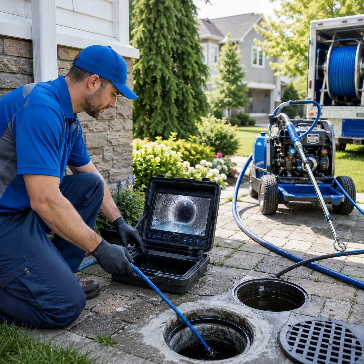 Outdoor drain cleaning professionals serving Williamsburg, VA