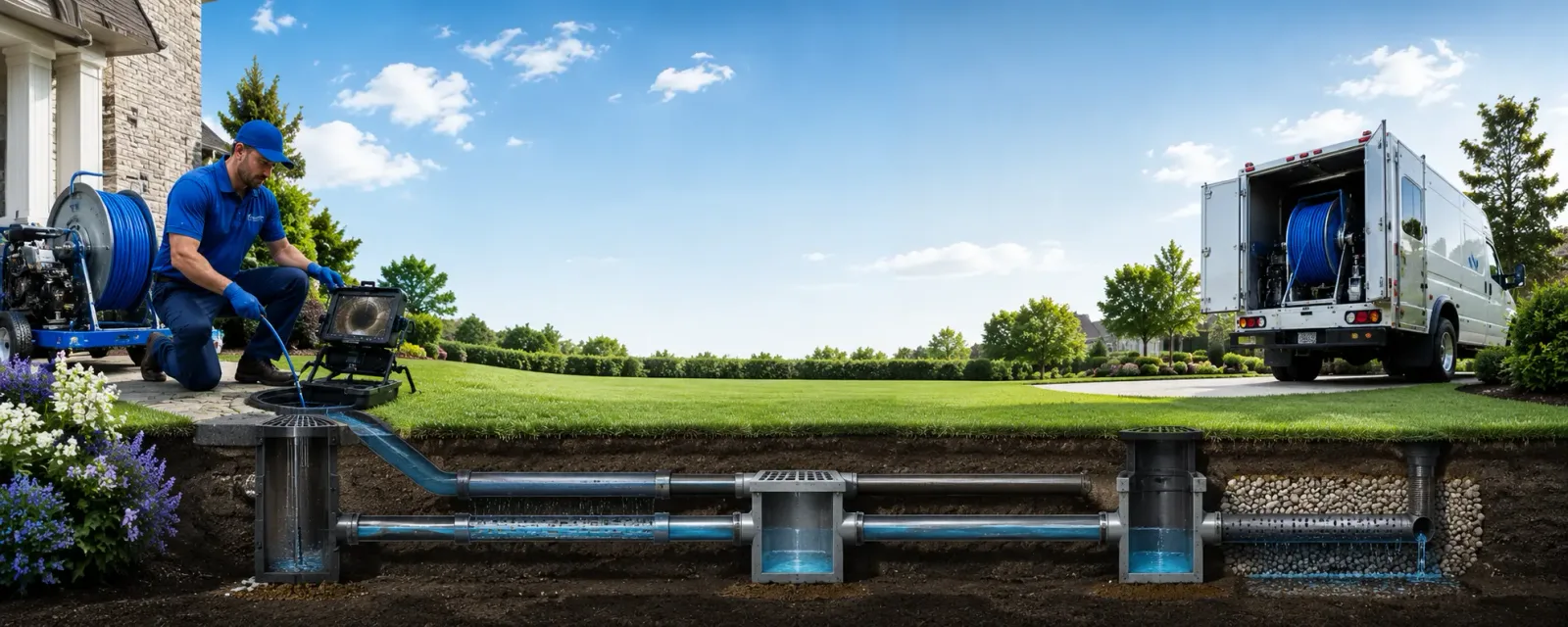 Outdoor drain cleaning information for Williamsburg, VA