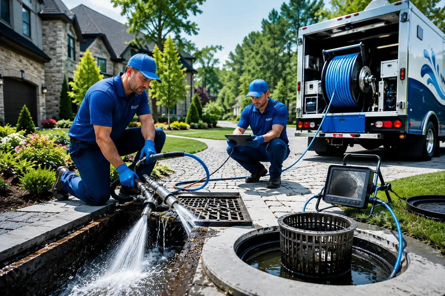 Local outdoor drain cleaning professionals in Williamsburg, VA